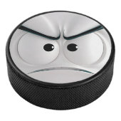 Fierce Gemein Faced Hockey Puck (3/4)