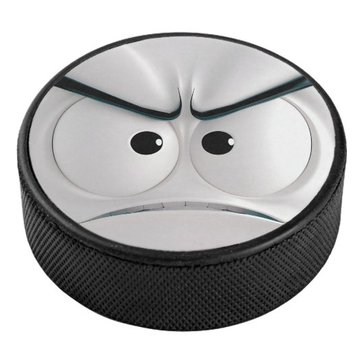 Fierce Gemein Faced Hockey Puck (3/4)