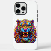 Fierce Glows Tiger Case-Mate iPhone Hülle (Rückseite)