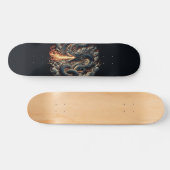 Fierce glühendes Drachendesign Skateboard (Horizontal)
