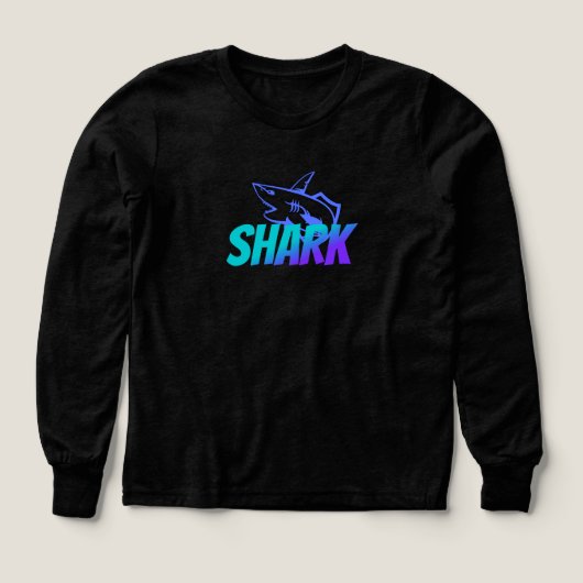 Fierce Gradient Shark Logo | Bold Ocean Vibes (Design Vorderseite)