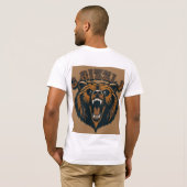 Fierce Grizzly Bar Head T-Shirt (Schwarz voll)
