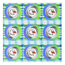 Fierce Hawk Emblem, glänzende Blöcke