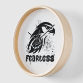 Fierce Hawk Head Logo Uhr (Winkel)
