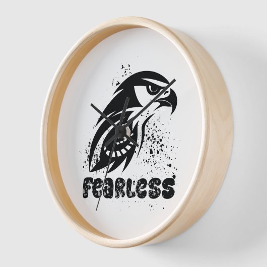 Fierce Hawk Head Logo Uhr (Winkel)