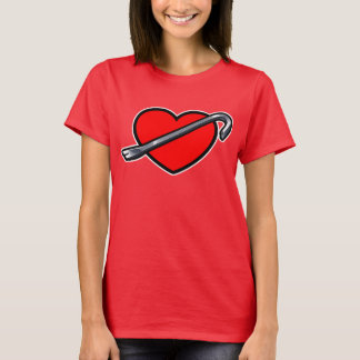 Fierce Heartbreaker Anime Herzen Brecheisen Design T-Shirt