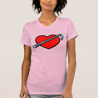 Fierce Heartbreaker Anime-Herzen Brecheisen-Design T-Shirt