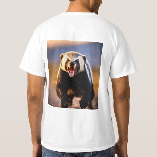 Fierce Honey Badger T - Shirt (Rückseite)