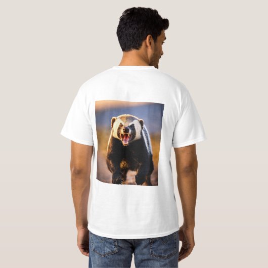 Fierce Honey Badger T - Shirt (Schwarz voll)