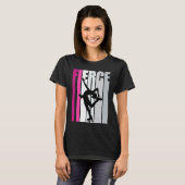 Fierce Ice Skaten Birthday Farbige Ice Skate T-Shirt (Vorne ganz)