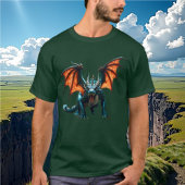 Fierce Iridescent Dragon Tshirt