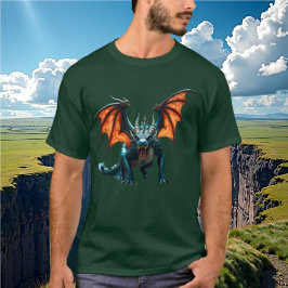 Fierce Iridescent Dragon Tshirt