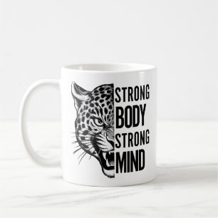 Fierce Jaguar Motivierend Kunst Kaffeetasse