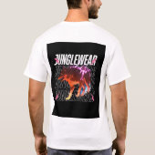 Fierce Jungle fox Graphic Design - Bold Streetwea T-Shirt (Rückseite)