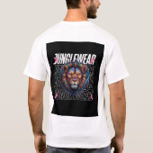 Fierce Jungle Löwe Graphic Design - Bold Streetwea T-Shirt (Rückseite)