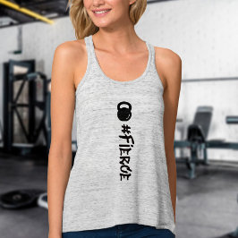 #Fierce Kettlebell Tank Top