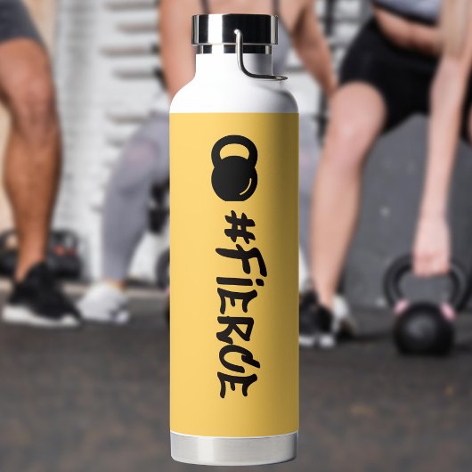 #Fierce Kettlebell Water Flasche