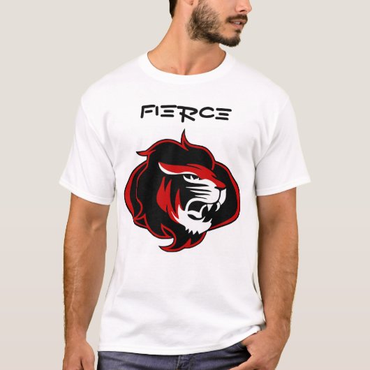 Fierce King druckt Men's Basic T - Shirt (Vorderseite)