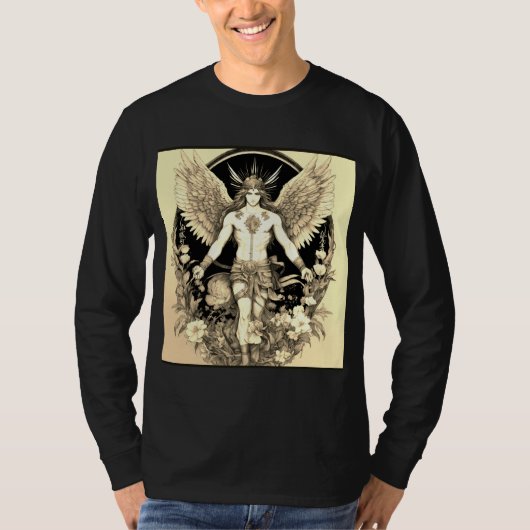 Fierce "King of Wing" Design Tattoo T - Shirt (Vorderseite)