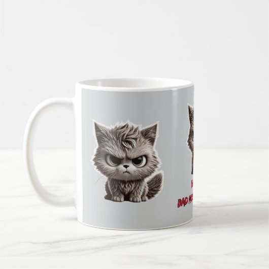 Fierce Kitty Attitude Kaffeetasse (Links)