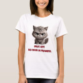 Fierce Kitty Attitude T-Shirt (Vorderseite)