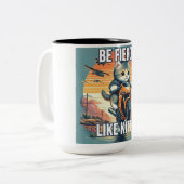 Fierce Kitty Tasse Katzenfahrer (Vorderseite Links)