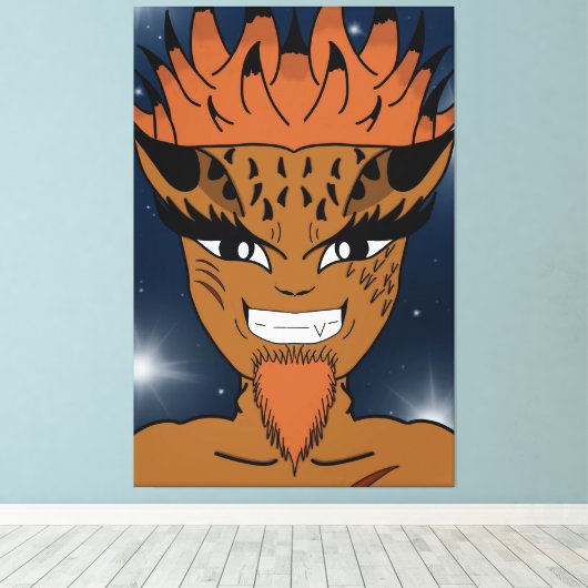 Fierce Leinwanddruck (Insitu (Holzboden))