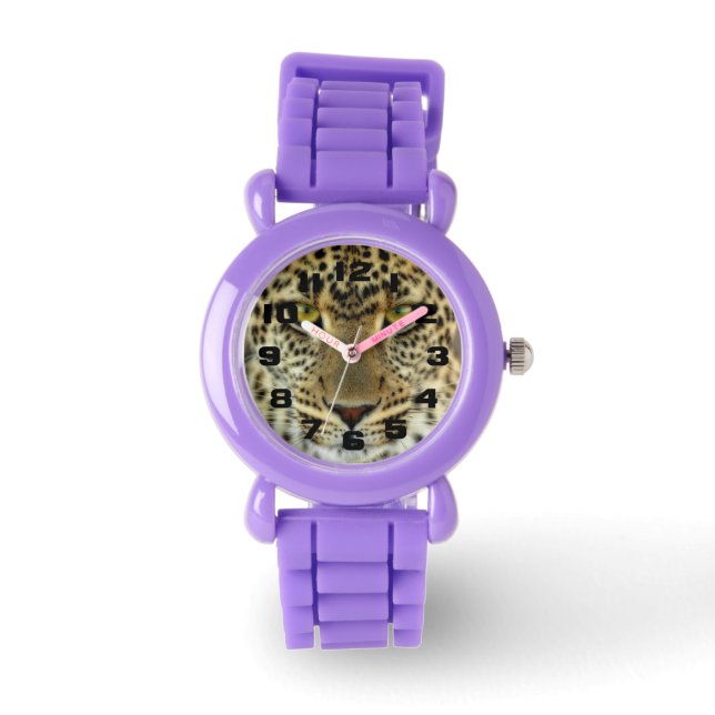 Fierce Leopard Armbanduhr (Vorderseite)