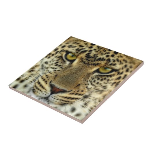 Fierce Leopard Fliese (Seite)