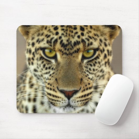 Fierce Leopard Mousepad (Mit Mouse)