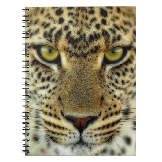 Fierce Leopard Notizblock (Vorderseite)