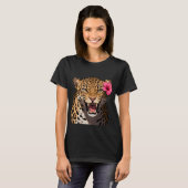 Fierce Leopard Pink Flower Shirt (Vorne ganz)