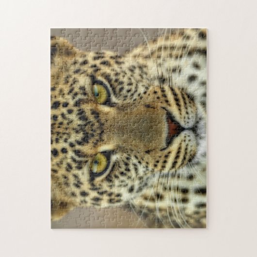 Fierce Leopard Puzzle (Vertikal)