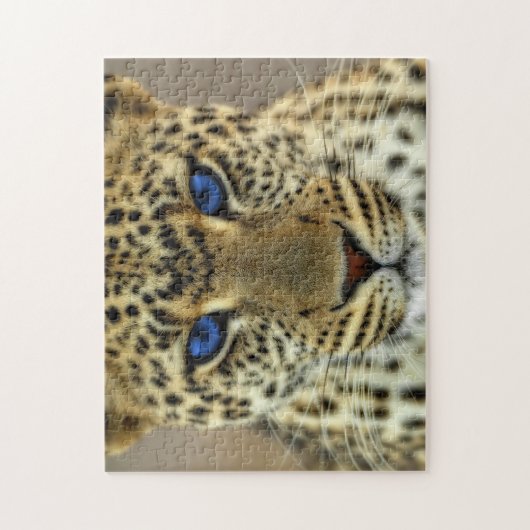 Fierce Leopard Puzzle (Vertikal)