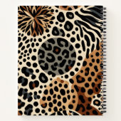 Fierce Leopard Skin-Notebook Notizblock (Rückseite)