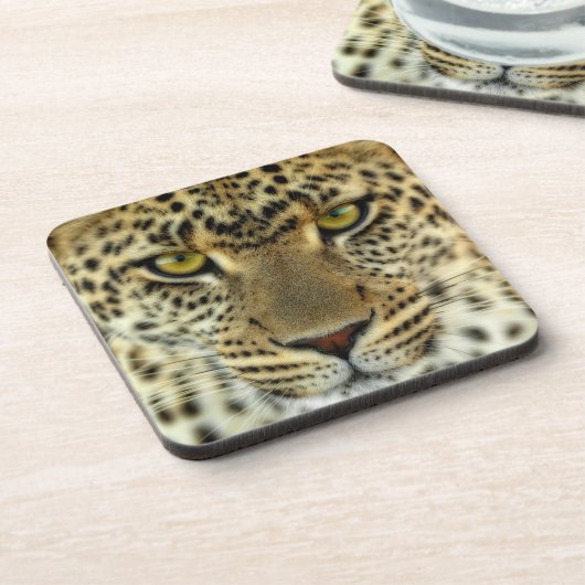 Fierce Leopard Untersetzer (Linke Seite)