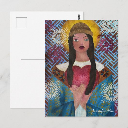 Fierce Liebe Postkarte (Vorne/Hinten)