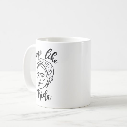 Fierce like Frida Tasse - Frida Kahlo (Vorderseite Links)