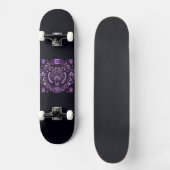Fierce Lila Tiger Skateboard (Vorderseite)