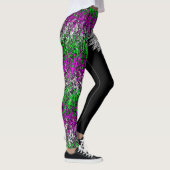 Fierce Lion Leggings, schwarz mit farbigem Muster Leggings (Rechts)