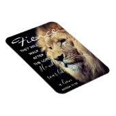 Fierce Lion | Schriftzeichen Magnet (Rechte Seite)