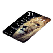Fierce Lion | Schriftzeichen Magnet (Linke Seite)
