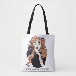 Fierce Magical empowered Woman Hexe Tasche