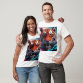 Fierce Majesty - 3D Tiger T - Shirt (Unisex)