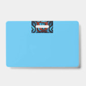 Fierce Netflix-Logo auf schwarzem und blauem Hinte Ausweis (Rückseite)