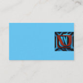 Fierce Netflix-Logo auf schwarzem und blauem Hinte Begleitkarte (Rückseite)