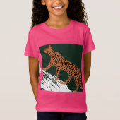 Fierce Ocelot Pink Panache T-Shirt (Vorderseite)