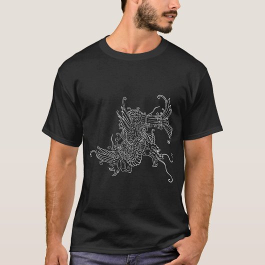 Fierce Oriental Dragon T-Shirt (Vorderseite)