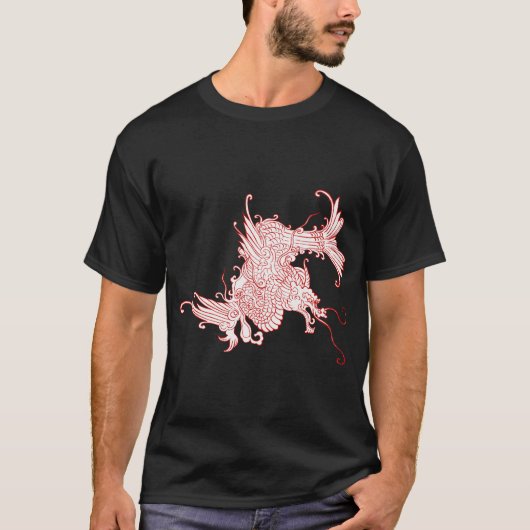 Fierce Oriental Dragon T - Shirt (Vorderseite)