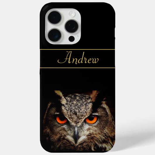 Fierce Owl Case-Mate iPhone Hülle (Rückseite)
